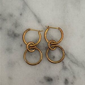 Mejuri Hoop Drop Earrings
